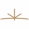 Ekena Millwork Alberta Smooth Timber Gable Bracket, Western Red Cedar, 108"W x 40"H x 1 1/2"D x 3 1/2"F, 9/12 Pitch GBW108X40X0204ALB00SWR - alternate 1